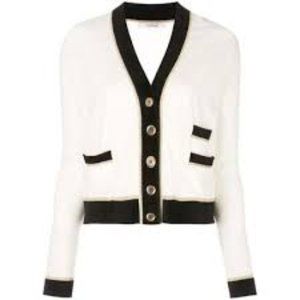 DEREK LAM 10 CROSBY CROPPED CARDIGAN